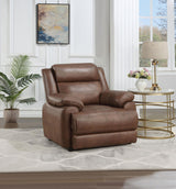 Ellington Dark Brown Upholstered Padded Arm Accent Chair by Coaster at Eve Furniture