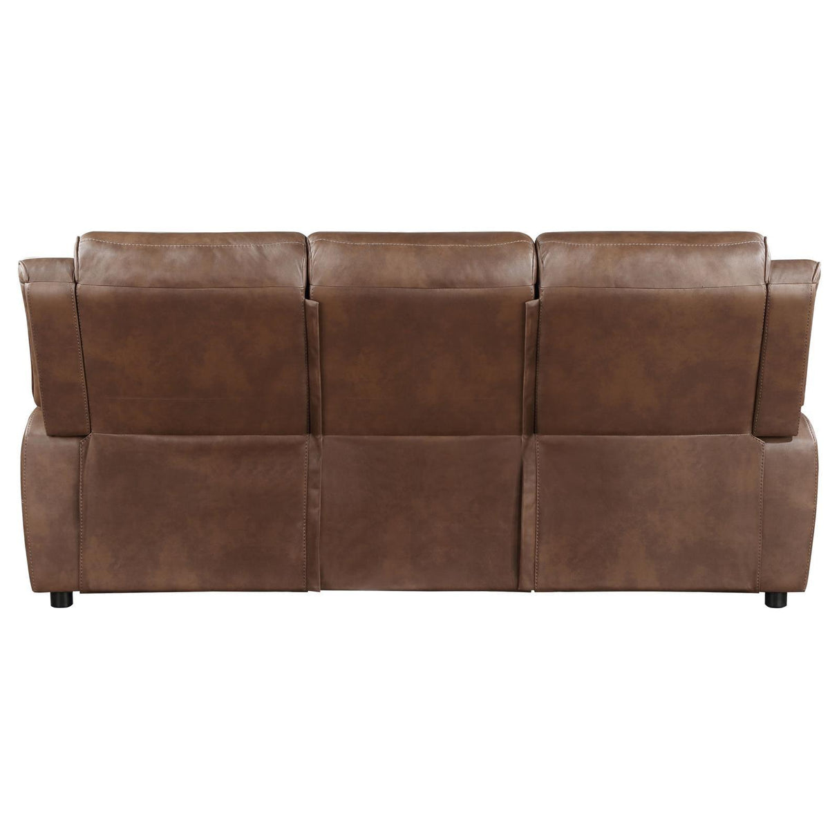 Ellington Dark Brown Upholstered Padded Arm Sofa by Coaster at Eve Furniture