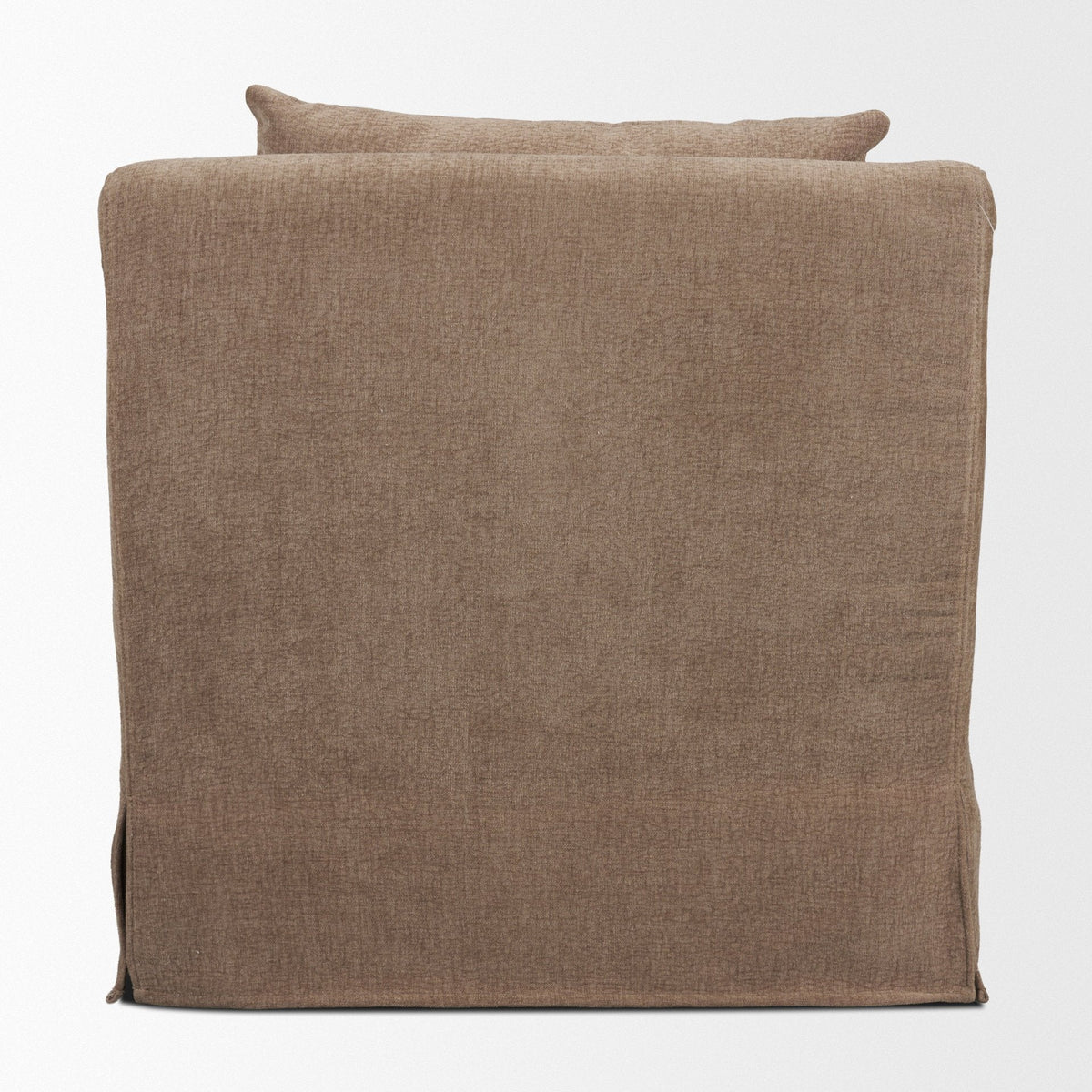 Ellington Slipcovered Slope Arm Accent Chair | Stonewashed Latte Fabric by Mercana at Eve Furniture