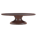 Ellipse 102" Brown Oval Dining Table in Glossy Driftwood by Home Trends & Design at Eve Furniture