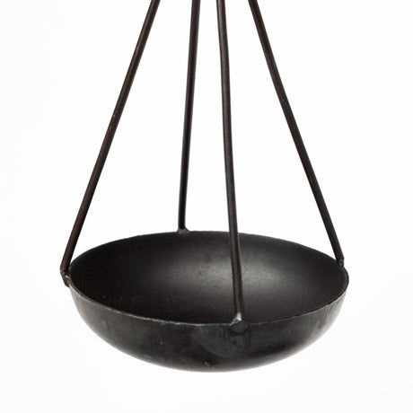 Ellis Black Metal Vintage Inspired Weighing Scale by Mercana at Eve Furniture