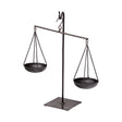Ellis Black Metal Vintage Inspired Weighing Scale by Mercana at Eve Furniture