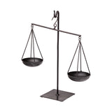 Ellis Black Metal Vintage Inspired Weighing Scale by Mercana at Eve Furniture