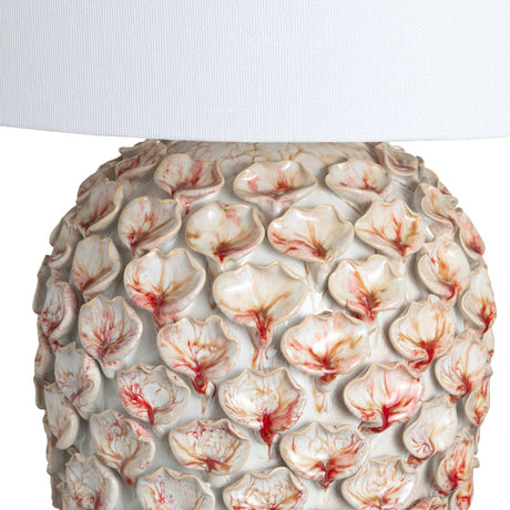 Ellis Blush/Cream Table Lamp by Crestview at Eve Furniture