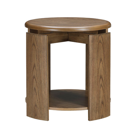 Ellis Brown Cocktail Table with Swivel Top by Homelegance at Eve Furniture