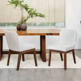 Ellis Dining Chair Set of 2 - Beige Linen by Ashcroft Furniture at Eve Furniture
