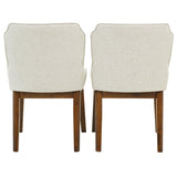 Ellis Dining Chair Set of 2 - Beige Linen by Ashcroft Imports at Eve Furniture