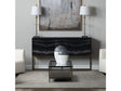Ellison Black/Clear Cocktail Table by Crestview at Eve Furniture