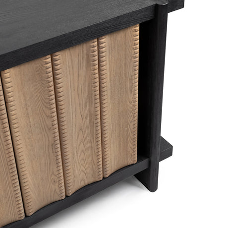 Ellison Shoreline Noir 4 Door Cabinet by Classic Home at Eve Furniture