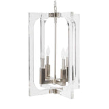 Ellison Clear/Nickel Chandelier by Classic Home at Eve Furniture