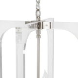 Ellison Clear/Nickel Chandelier by Classic Home at Eve Furniture