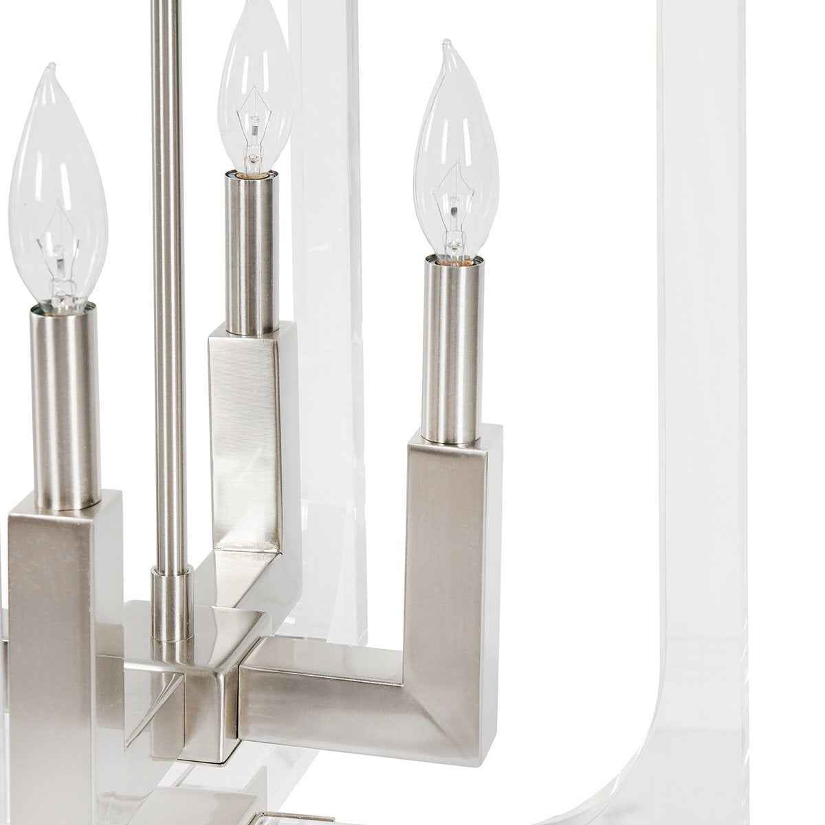Ellison Clear/Nickel Chandelier by Classic Home at Eve Furniture