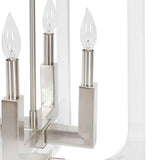 Ellison Clear/Nickel Chandelier by Classic Home at Eve Furniture