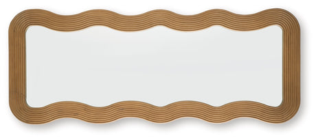 Ellisonville Brown Floor Mirror by Ashley at Eve Furniture
