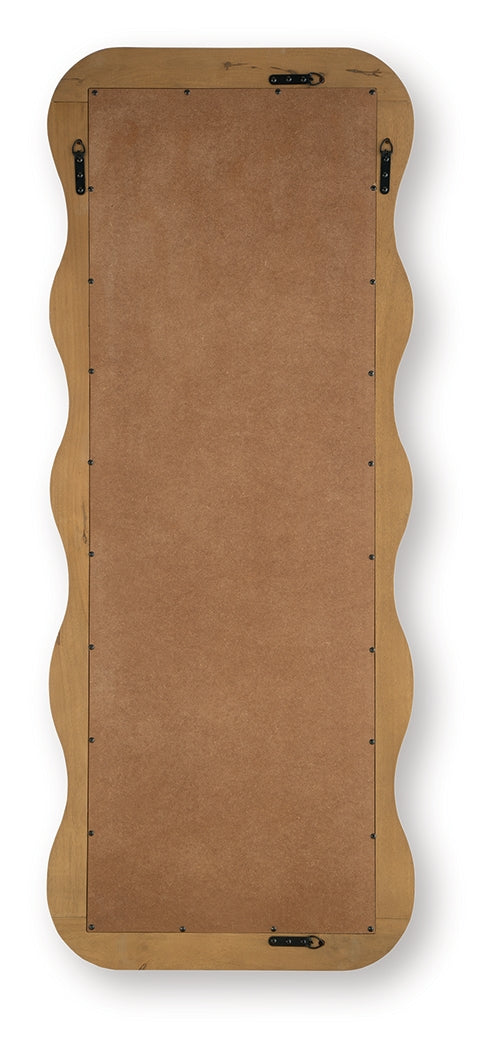 Ellisonville Brown Floor Mirror by Ashley at Eve Furniture