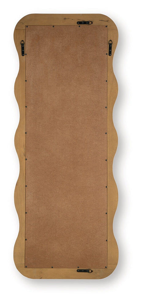 Ellisonville Brown Floor Mirror by Ashley at Eve Furniture