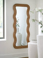 Ellisonville Brown Floor Mirror by Ashley at Eve Furniture