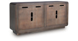 Elliston Espresso Brown Accent Cabinet by ASHLEY FURNITURE at Eve Furniture