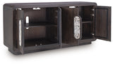Elliston Espresso Brown Accent Cabinet by ASHLEY FURNITURE at Eve Furniture