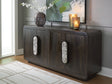 Elliston Espresso Brown Accent Cabinet by ASHLEY FURNITURE at Eve Furniture