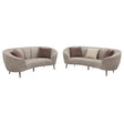 Ellorie 2-piece Upholstered Curved Sofa Set Beige by Coaster at Eve Furniture