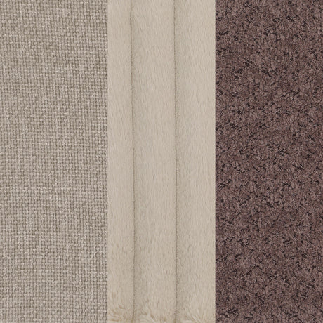 Ellorie Beige Upholstered Channel Back Curved Sofa by Coaster at Eve Furniture