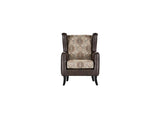 Elmbrook Upholstered Wingback Accent Club Chair Brown by Coaster at Eve Furniture