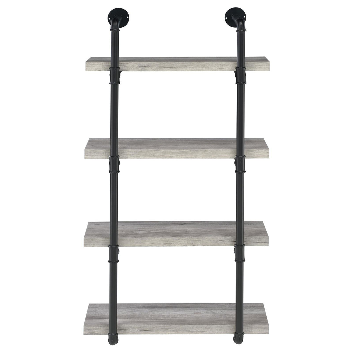 Elmcrest 24-inch Wall Shelf Black/Gray Driftwood by Coaster at Eve Furniture