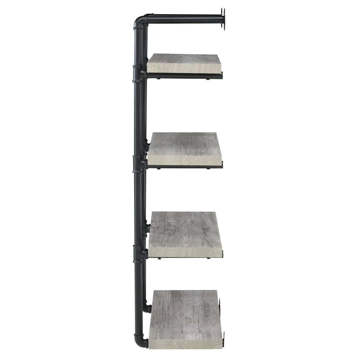 Elmcrest 24-inch Wall Shelf Black/Gray Driftwood by Coaster at Eve Furniture