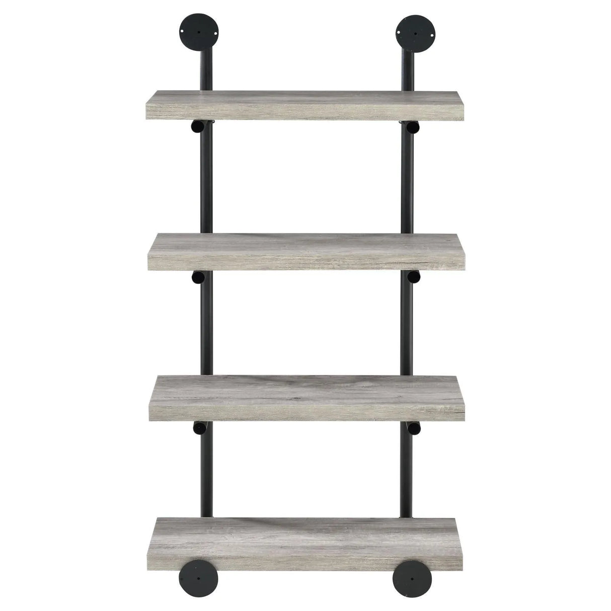 Elmcrest 24-inch Wall Shelf Black/Gray Driftwood by Coaster at Eve Furniture