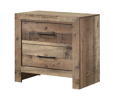 Elmer Brown Nightstand by Crown Mark at Eve Furniture