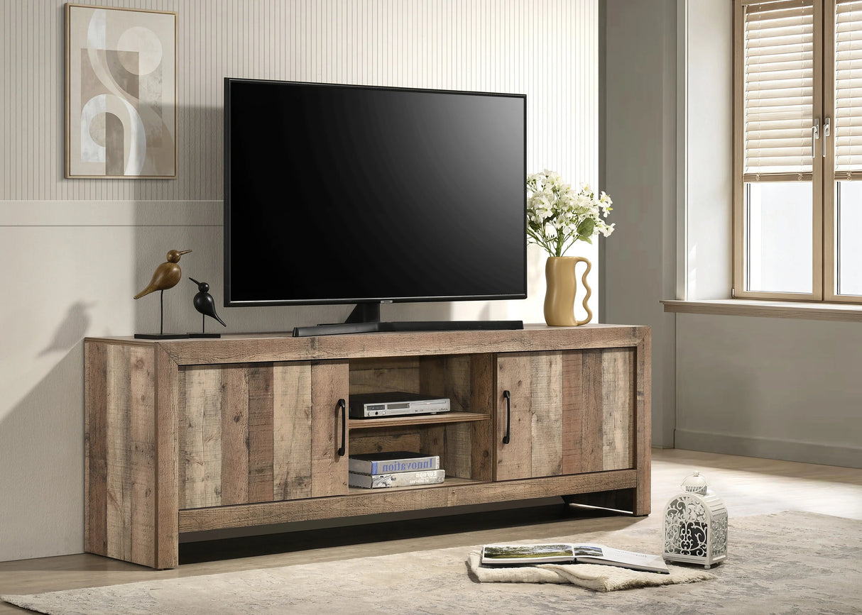 Elmer Natural TV Stand by Crown Mark at Eve Furniture