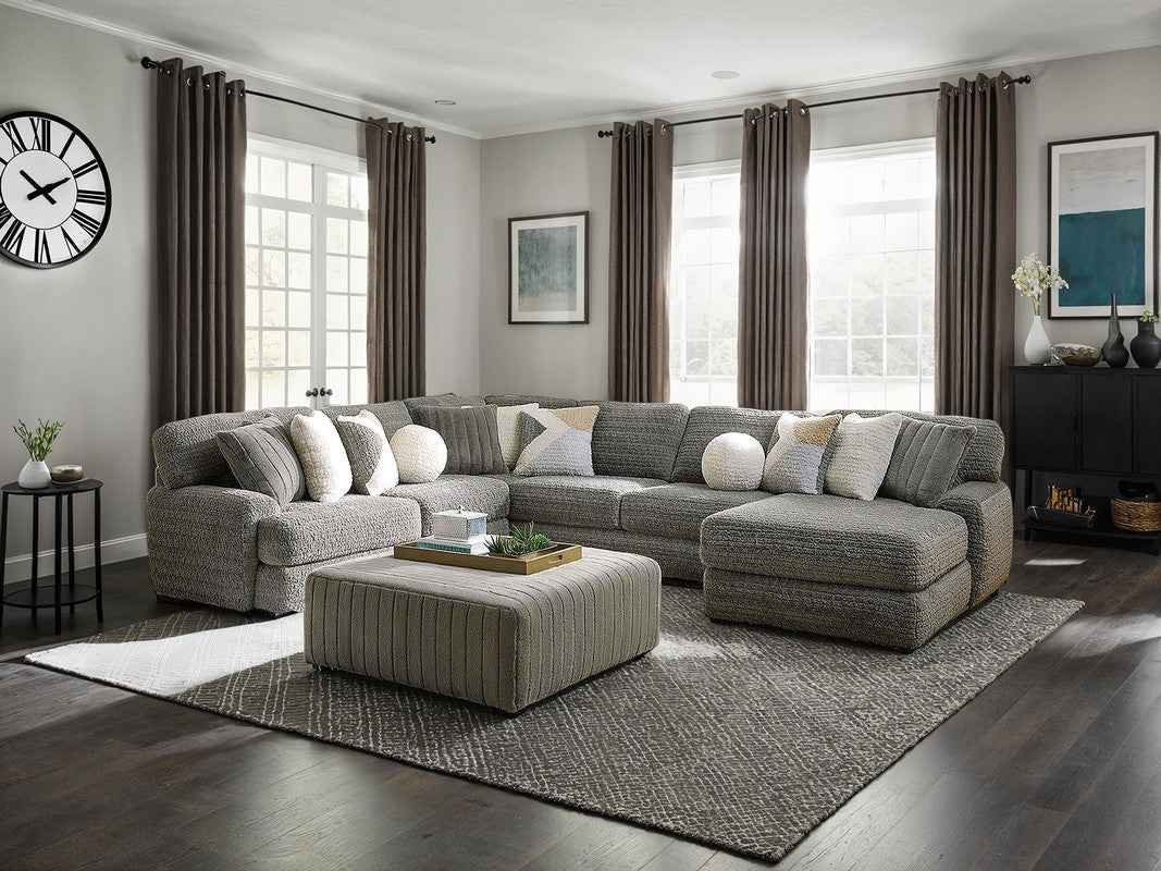 Elmhurst Charcoal U-shaped Sectional by Furniture of America at Eve Furniture
