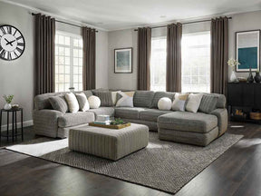 Elmhurst Charcoal U-shaped Sectional by Furniture of America at Eve Furniture