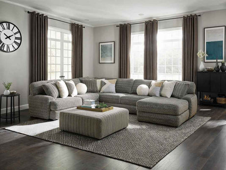 Elmhurst Charcoal U-shaped Sectional by Furniture of America at Eve Furniture