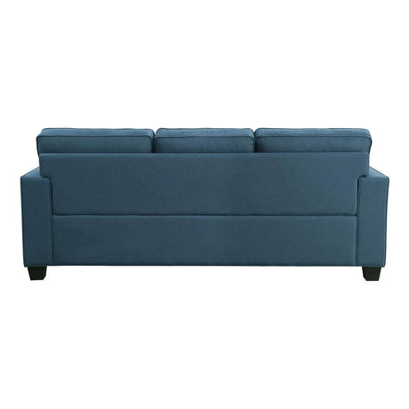 Elmont Blue Sofa by Homelegance at Eve Furniture