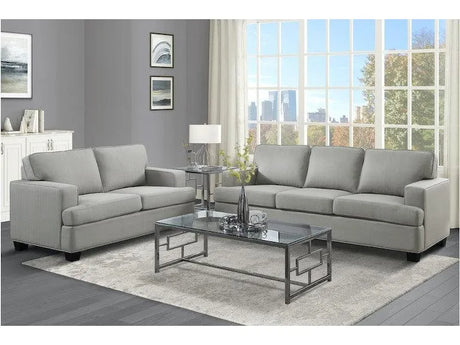 Elmont Khaki Loveseat by Homelegance at Eve Furniture