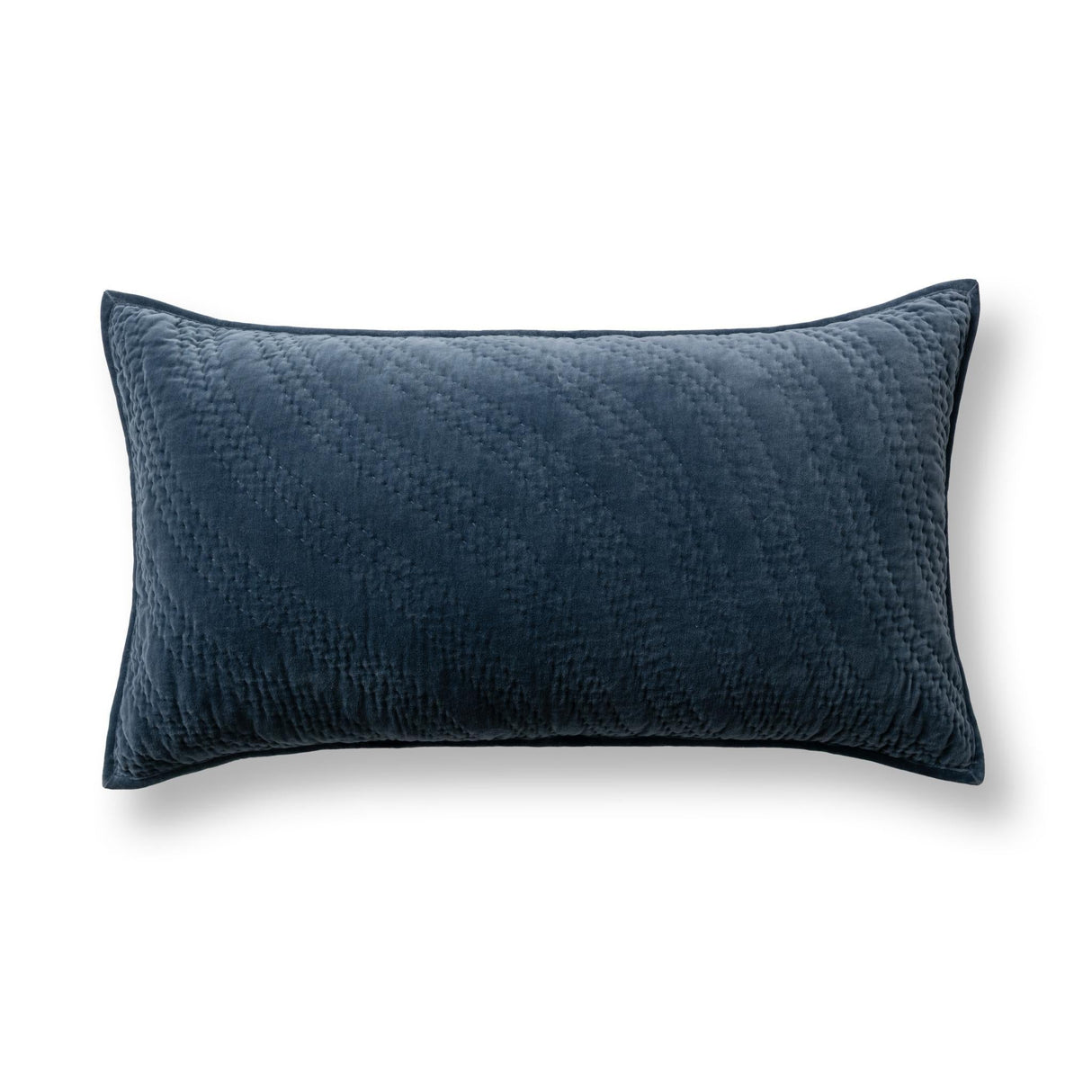 Elms Crisp Blue Velvet Quilt Collection by Classic Home at Eve Furniture