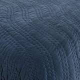 Elms Crisp Blue Velvet Quilt Collection by Classic Home at Eve Furniture