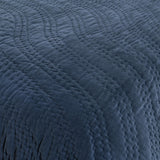 Elms Crisp Blue Velvet Quilt Collection by Classic Home at Eve Furniture