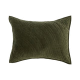 Elms Loden Green Velvet Quilt Collection by Classic Home at Eve Furniture