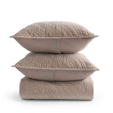 Elms Velvet Pebble Velvet Quilt Collection by Classic Home at Eve Furniture