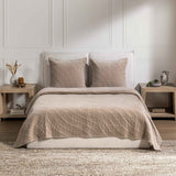 Elms Velvet Pebble Velvet Quilt Collection by Classic Home at Eve Furniture