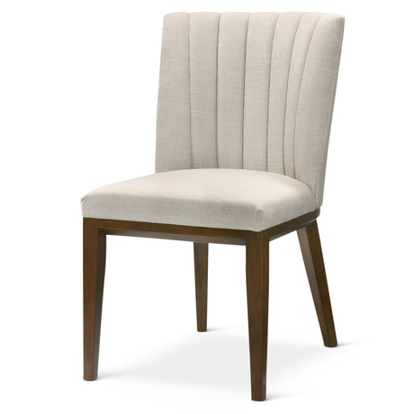Elmwood Beige Fabric Dining Chair (Set Of 2) by Ashcroft Furniture at Eve Furniture