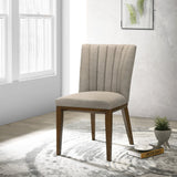 Elmwood Cream Fabric Dining Chair (Set Of 2) by Ashcroft Furniture at Eve Furniture