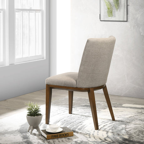 Elmwood Cream Fabric Dining Chair (Set Of 2) by Ashcroft Furniture at Eve Furniture