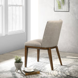 Elmwood Cream Fabric Dining Chair (Set Of 2) by Ashcroft Imports at Eve Furniture