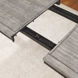 Elodie Black Rectangular 78-inch Extension Leaf Dining Table