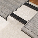 Elodie Gray and Black Rectangular Dining Room Set with Extension Leaf by Coaster at Eve Furniture