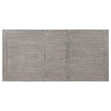 Elodie Gray and Black Rectangular Dining Table with Extension Leaf by Coaster at Eve Furniture
